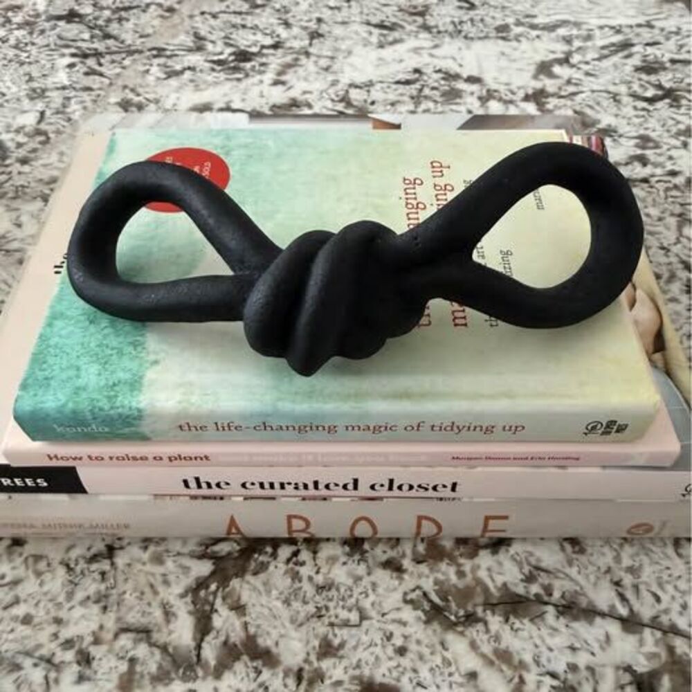 Recycled Aluminum Decor Knot Black Studio McGee